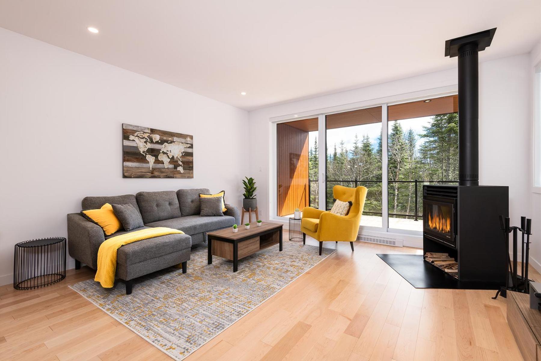 Les Chalets Du Massif De Charlevoix Petite-Riviere-Saint-Francois Rom bilde