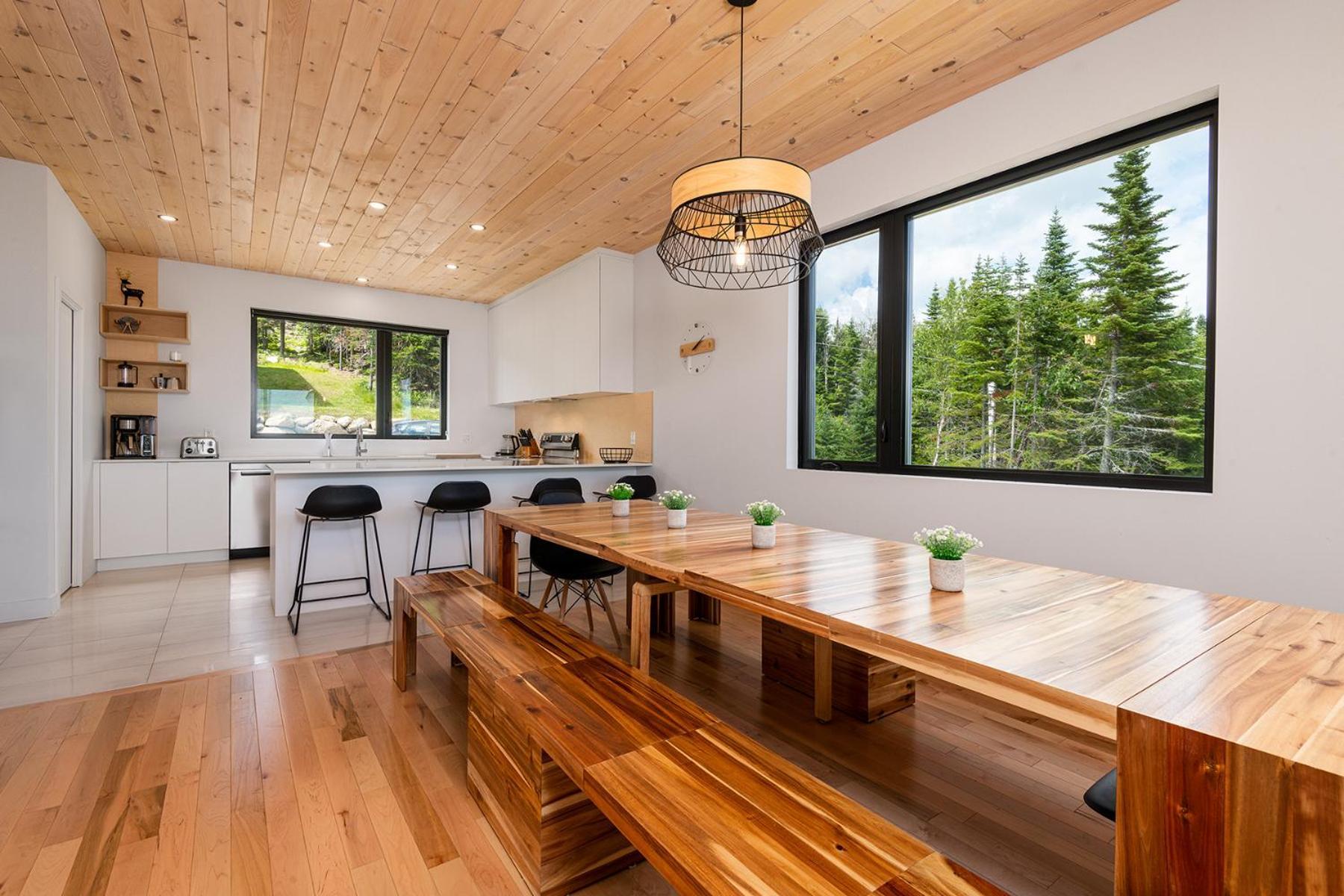 Les Chalets Du Massif De Charlevoix Petite-Riviere-Saint-Francois Rom bilde