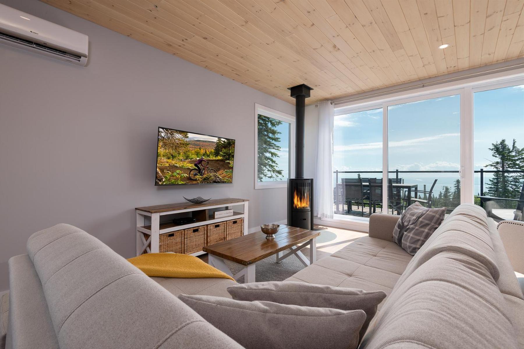 Les Chalets Du Massif De Charlevoix Petite-Riviere-Saint-Francois Rom bilde