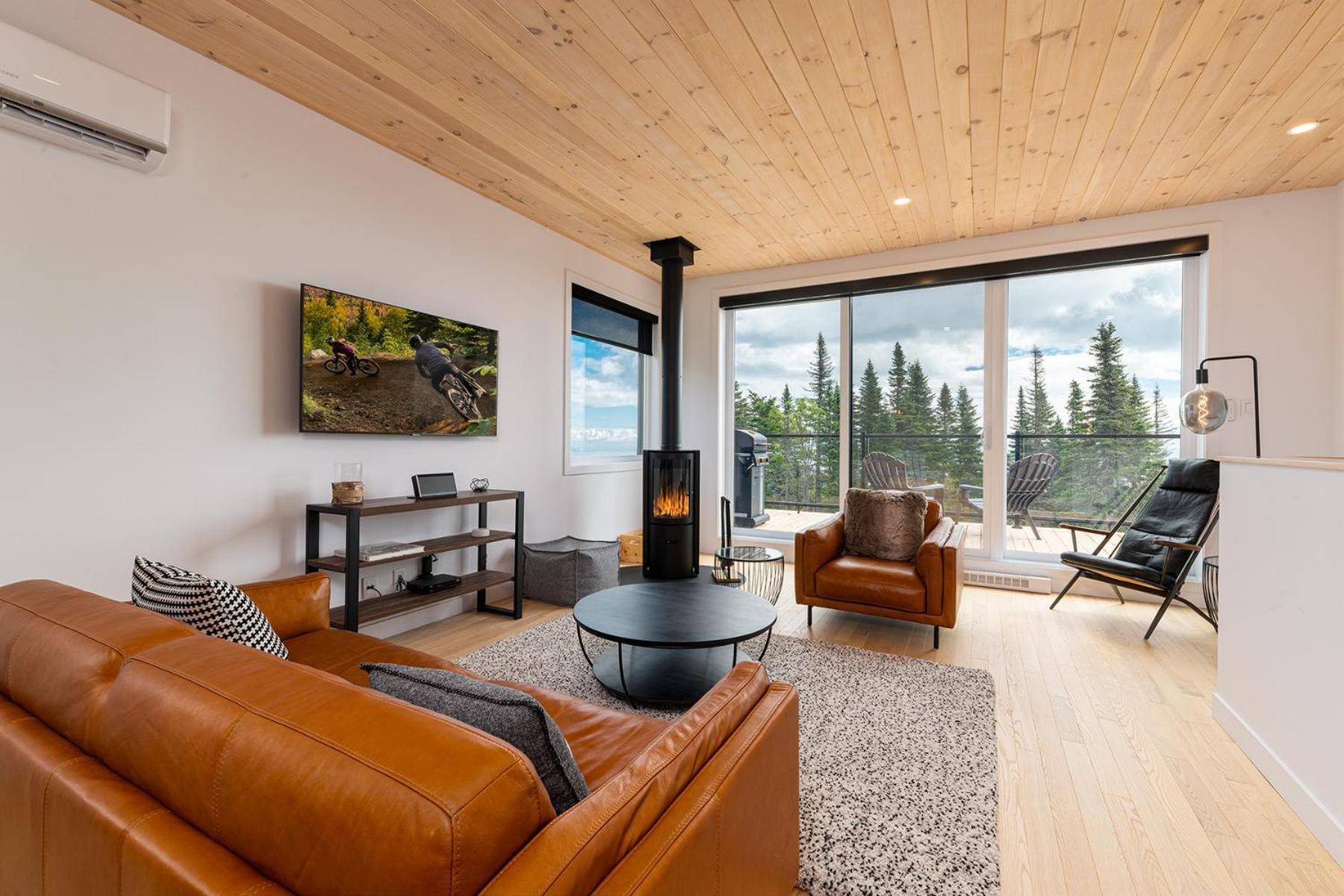 Les Chalets Du Massif De Charlevoix Petite-Riviere-Saint-Francois Rom bilde