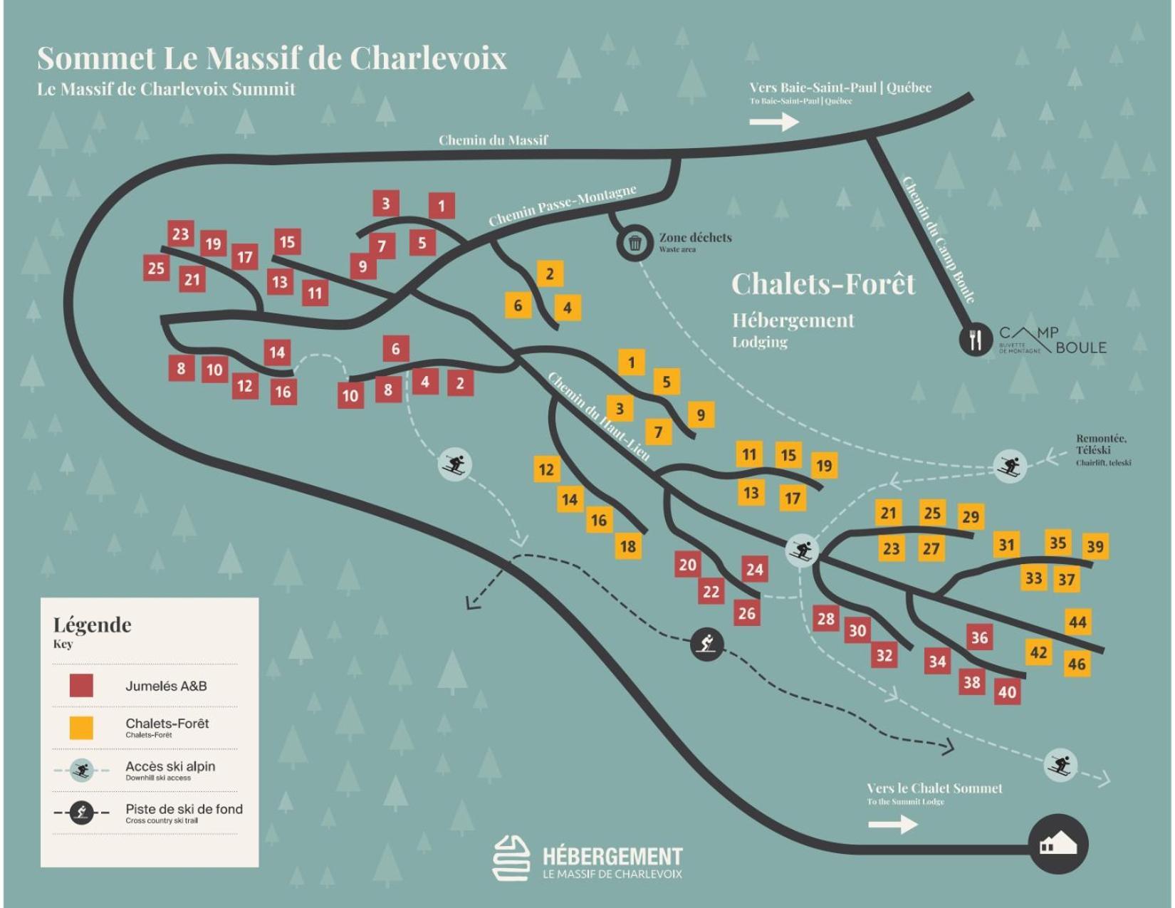 Les Chalets Du Massif De Charlevoix Petite-Riviere-Saint-Francois Eksteriør bilde